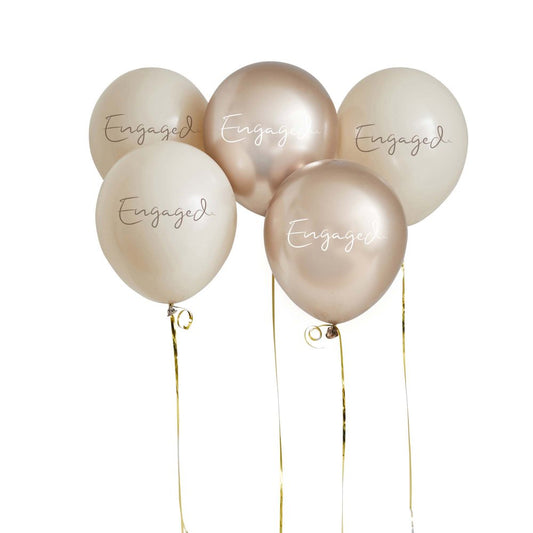 Engagement Latex Balloons 30cm Pack of 5