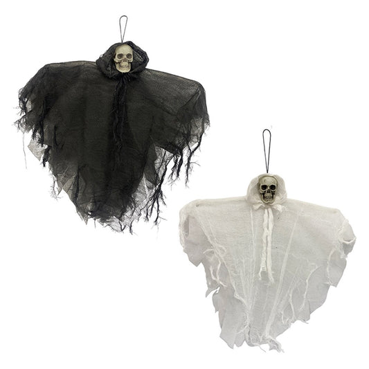 2A 43CM BLACK & WHITE HANGING REAPER