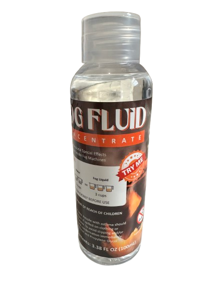 Fog Fluid Concentrate 100ml – Professional Smoke Machine Liquid for Parties, Stage & Halloween Effects