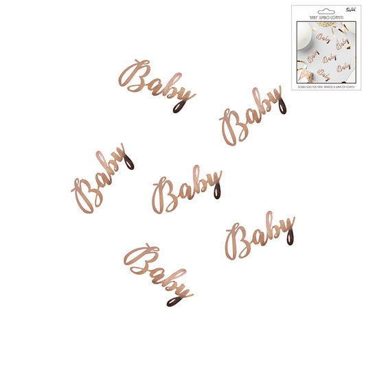 JUMBO BABY CONFETTI-10g ROSE GOLD