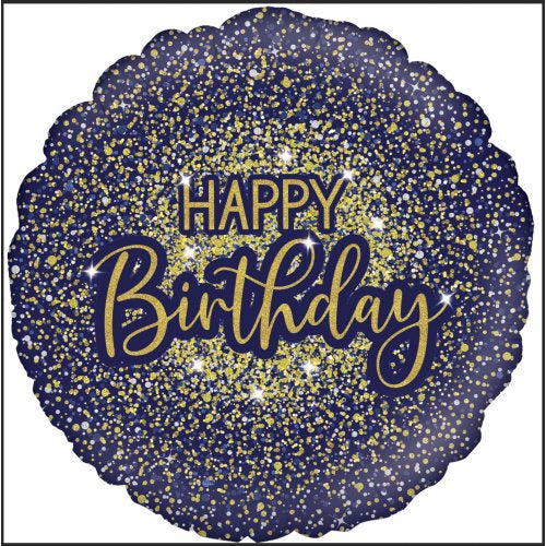 Glamorous Glitter Birthday Blue Holographic Pack 1