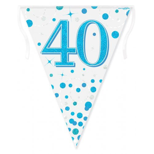 Sparkling Fizz Blue Bunting 40