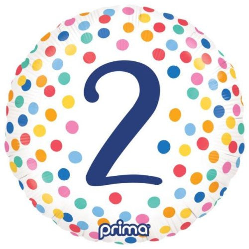 18 Inch Happy Birthday Colourful Confetti #2 Pack 1