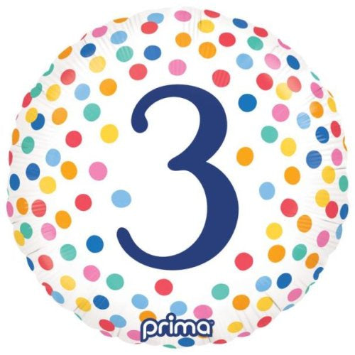 18 Inch Happy Birthday Colourful Confetti #3 Pack 1