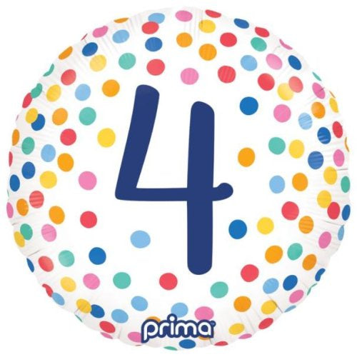 18 Inch Happy Birthday Colourful Confetti #4 Pack 1