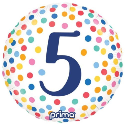 18 Inch Happy Birthday Colourful Confetti #5 Pack 1