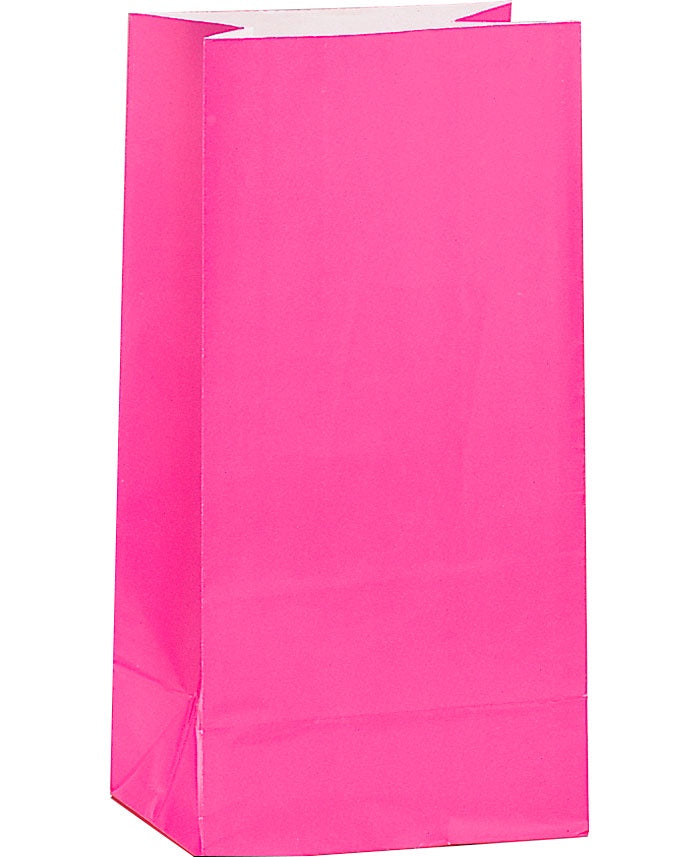 Paper Loot Bags Hot Pink P12