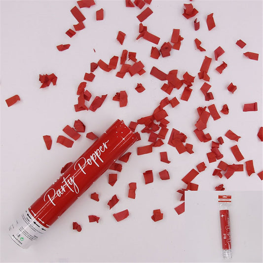 28CM RED PARTY POPPER