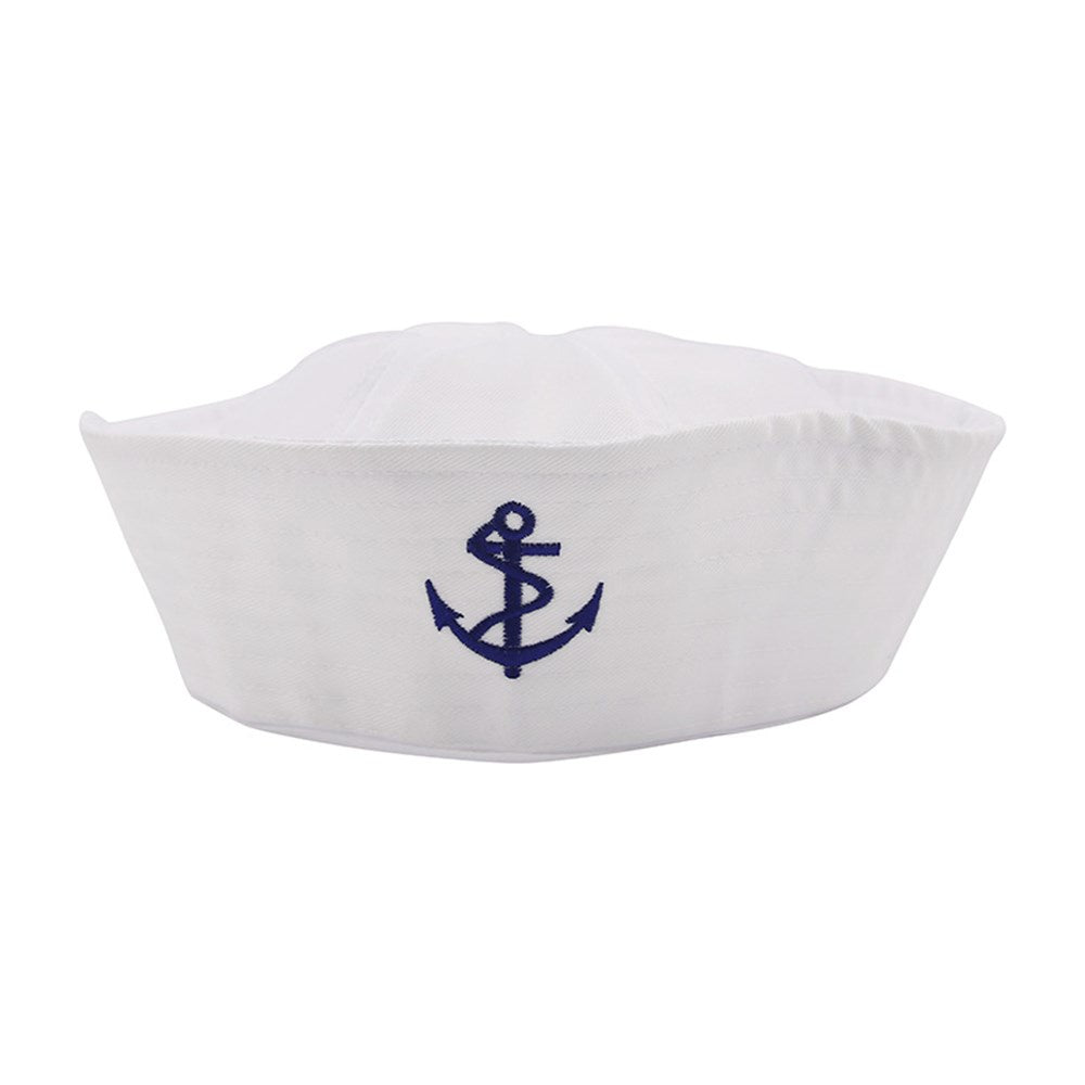 Sailor Hat – Classic White Navy Cap for Party, Costume & Nautical Events