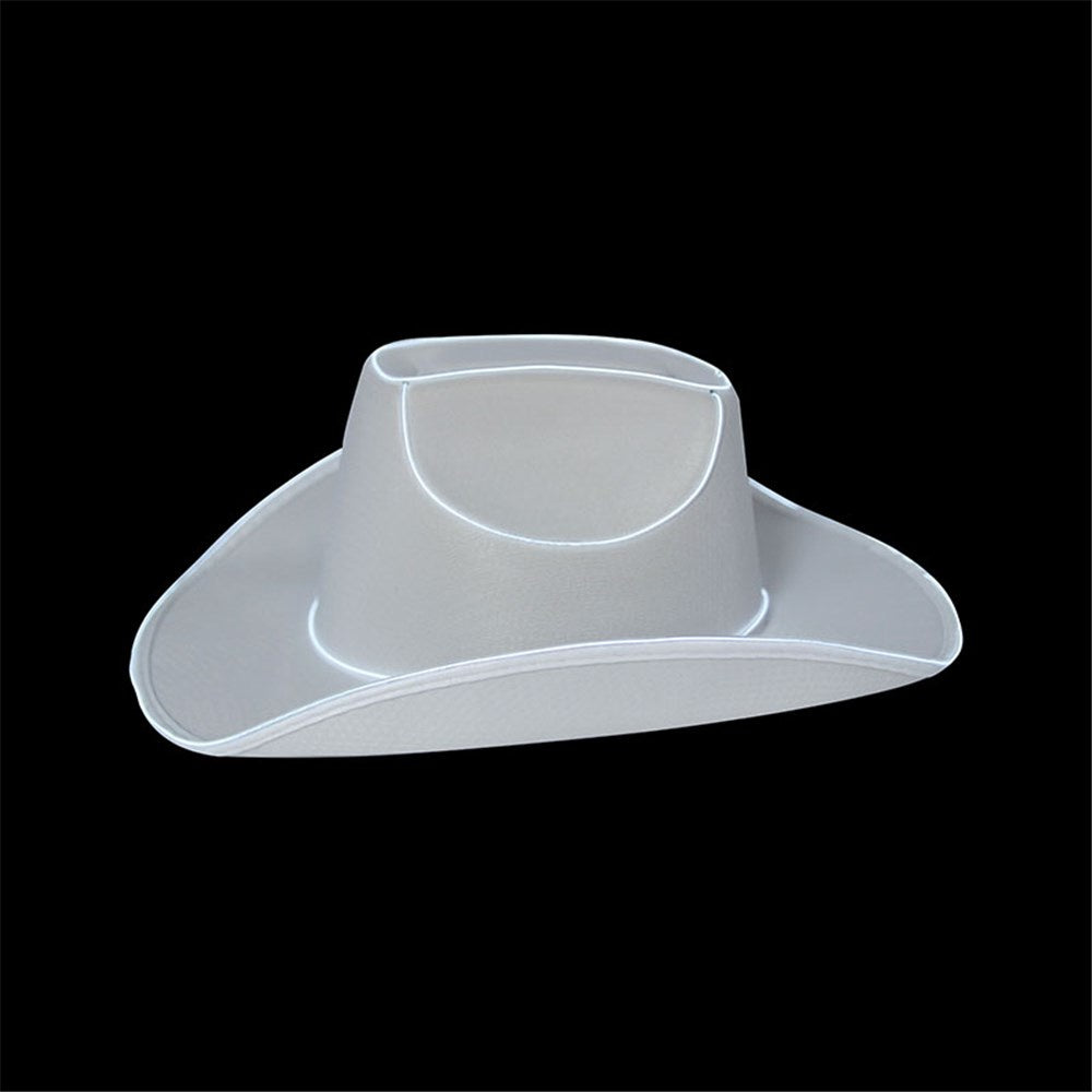LIGHT UP COWGIRL HAT-WHITE