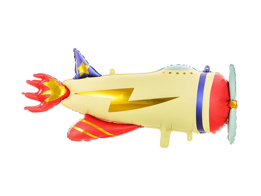 Party Deco Foil Supershape Balloon Plane 91cm