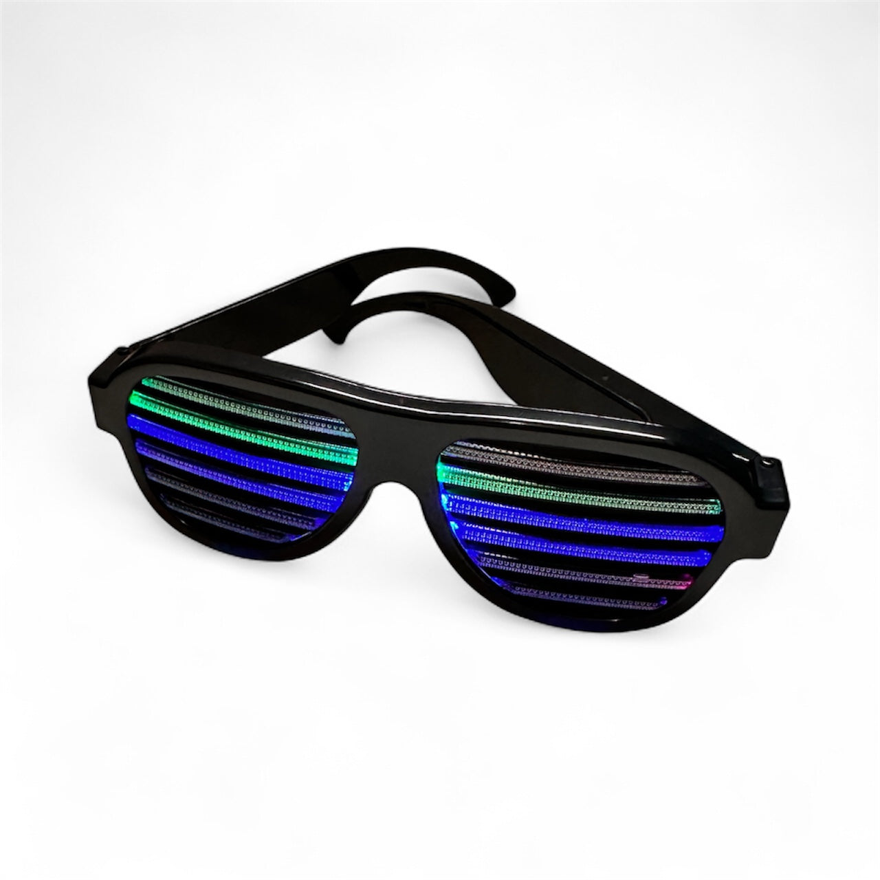 Sound Reactive LED Glasses – Rechargeable Light Up Eyewear for Parties, Festivals & Raves
