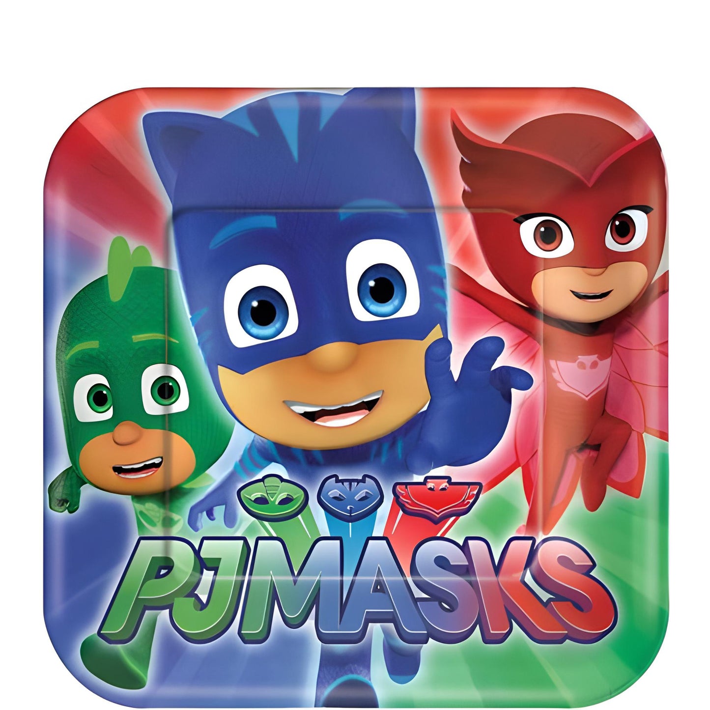 Pj Masks 7"/18cm Paper Plates Pack Of 8