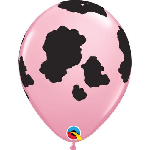 11" Rnd Qx Latex Pink 050ct Holstein Cow