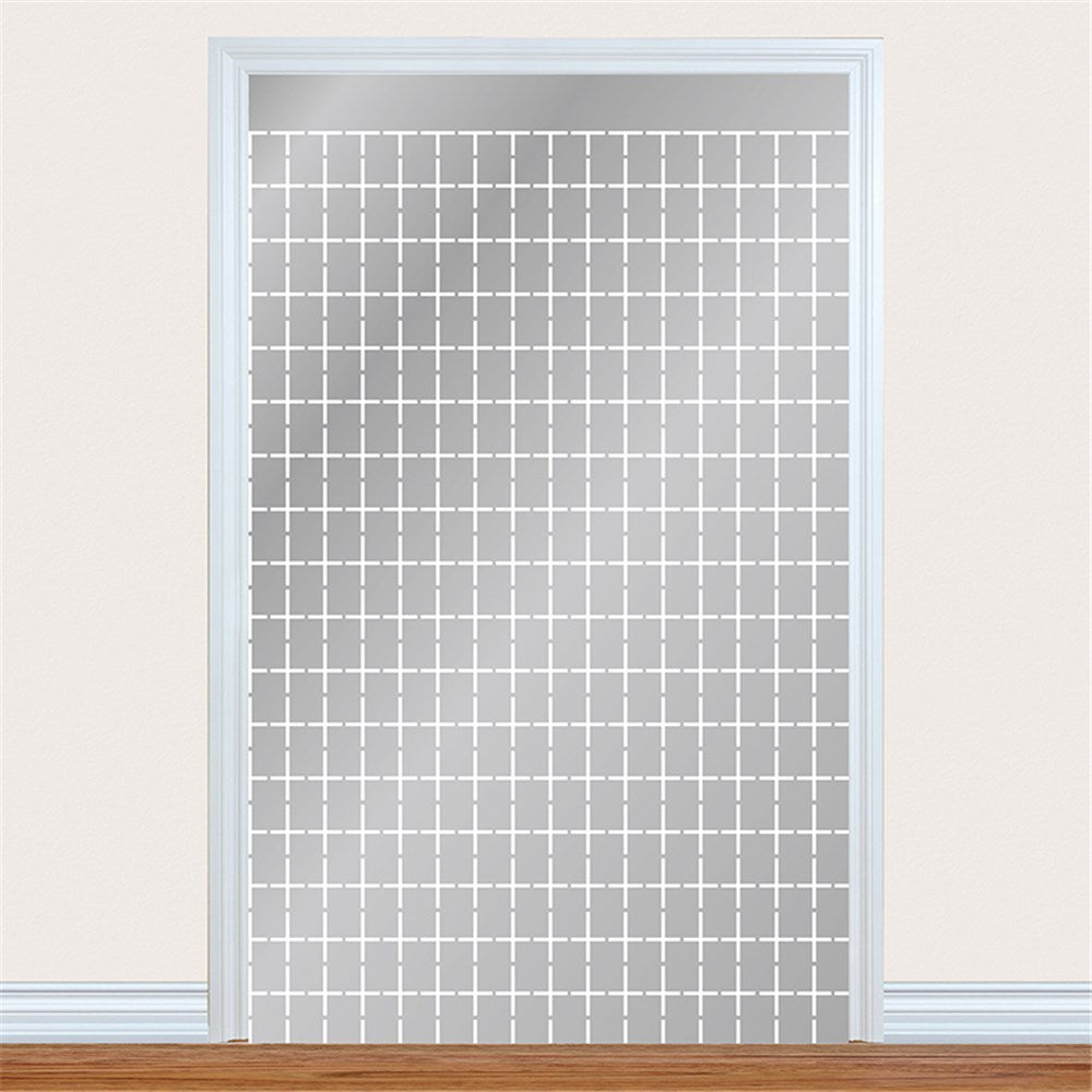 Silver Square Foil Curtain 100x200cm – Metallic Party Backdrop Decoration for Birthdays, Weddings & Events