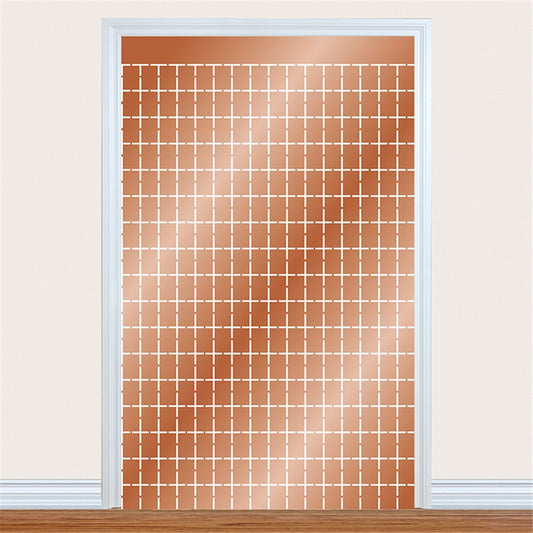 Rose Gold Square Foil Curtain 100x200cm – Metallic Party Backdrop Decoration for Birthdays, Weddings & Events