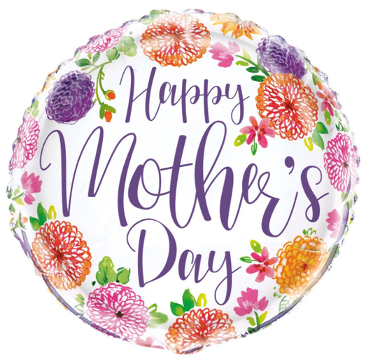 HAPPY MOTHER'S DAY 18" BLN PKG