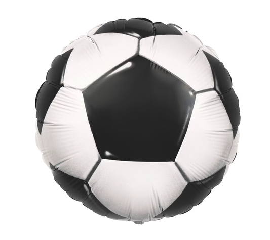 3D Soccer Ball Foil Balloon – 45cm (18") Packaged