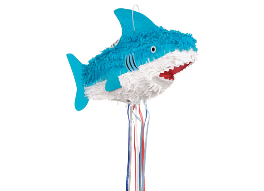 3D Shark Pinata – Fun and Interactive Pull String Design – Perfect for Parties, Birthdays, and Ocean-Themed Events