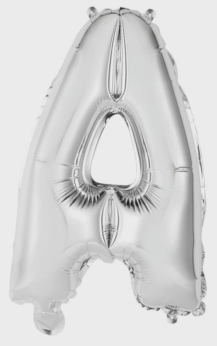 Foil Balloon 35cm Silver A