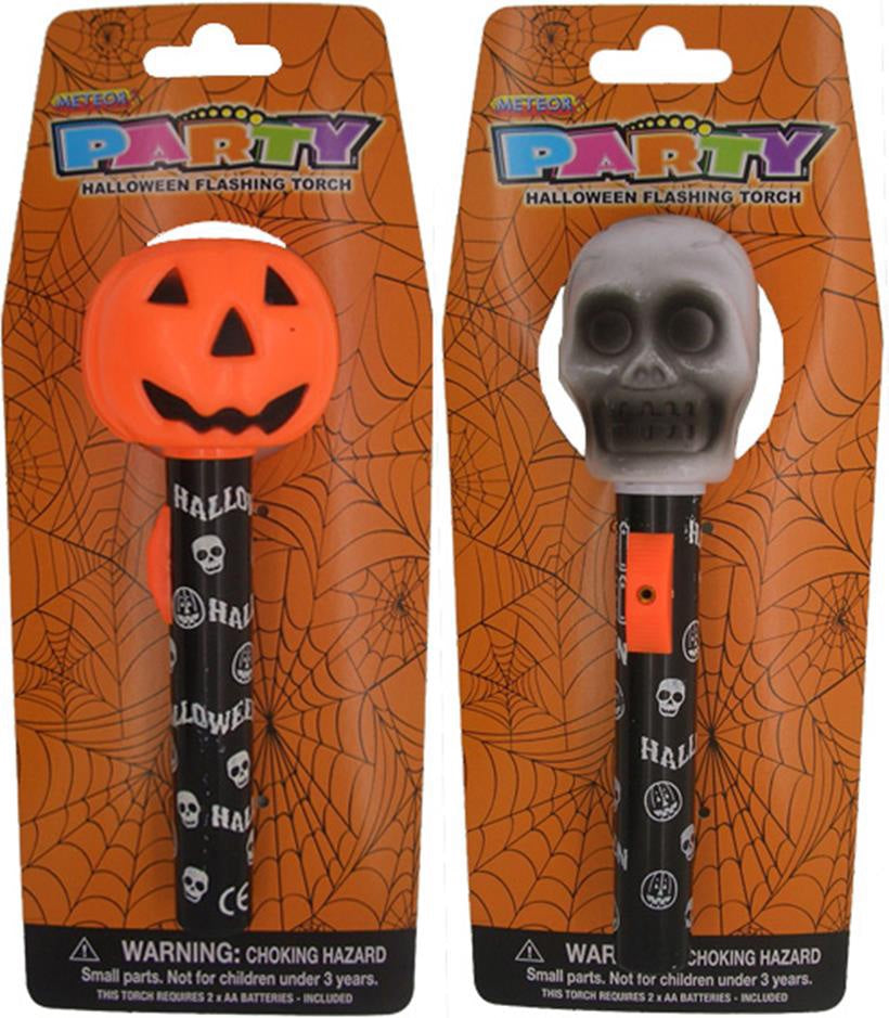 Halloween Flashing Torch - With Batteries