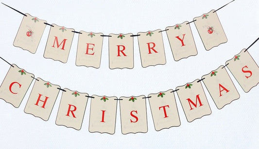 15X22CM CHRISTMAS BANNER - CLASSIC