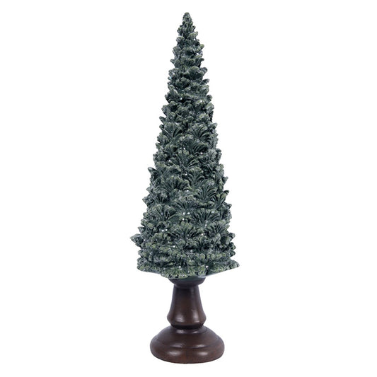Green Tree Ornament – Polyresin Decoration 8x8x24cm