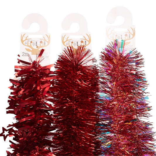 3A - 2M RED TINSEL