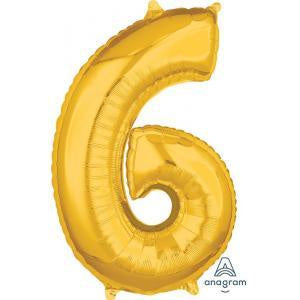 Foil Balloon Medium Size Gold #6