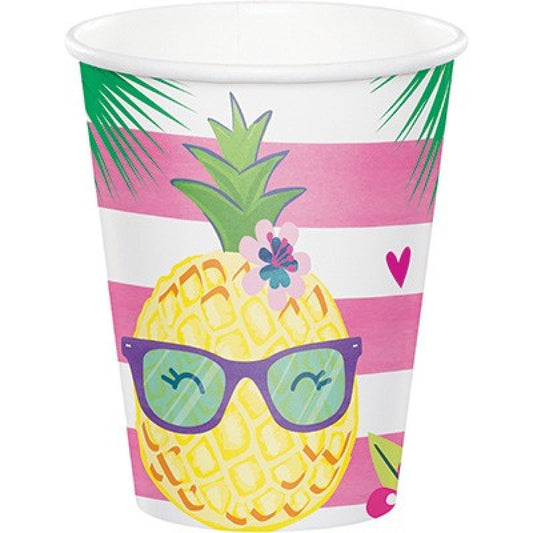 Pineapple And Friends Paper Cups Pack Of 8