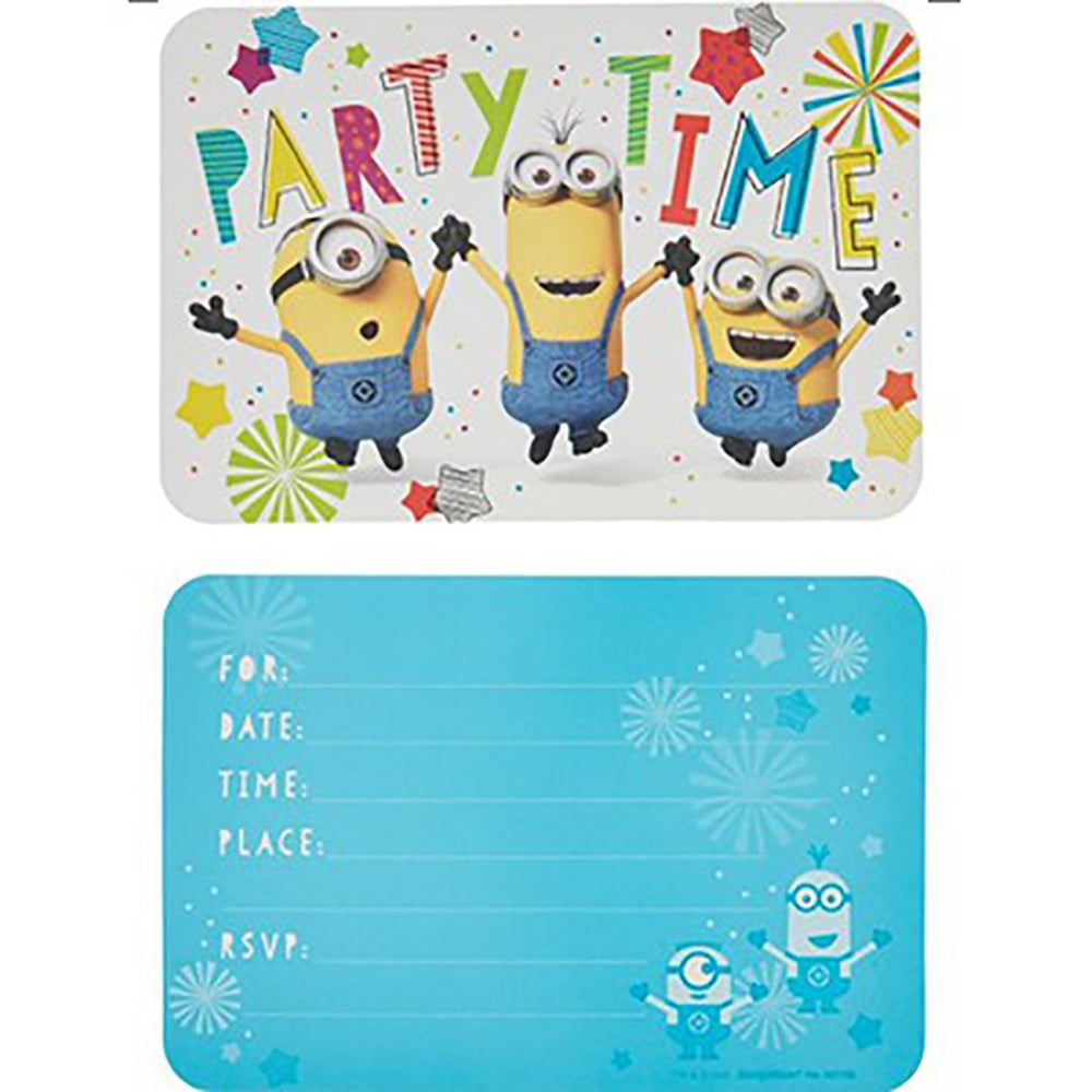 Minions Despicable Me 3 Postcard Invitations