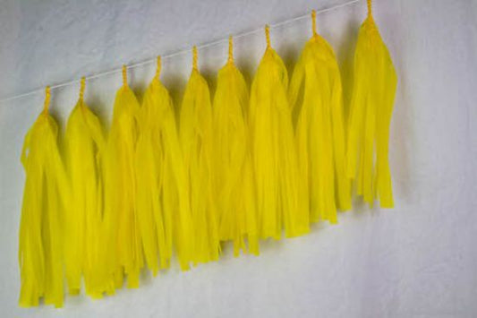 TASSELS TISSUE NATIONAL GOLD/YELLOW