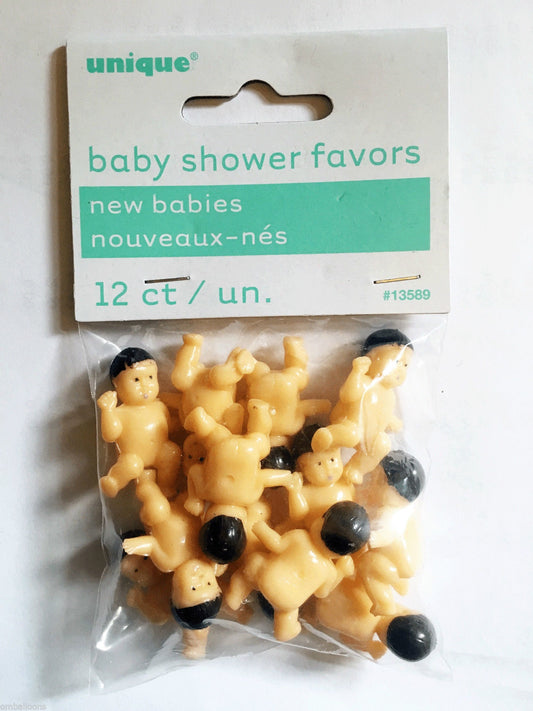 Mini Plastic New Babies Pack Of 12