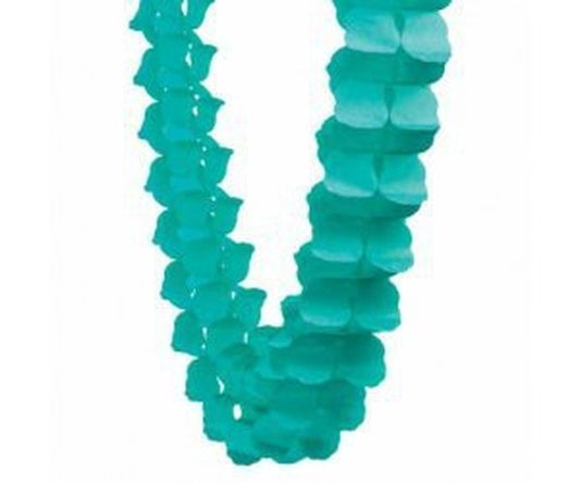 Honeycomb Garland Turquoise 4m