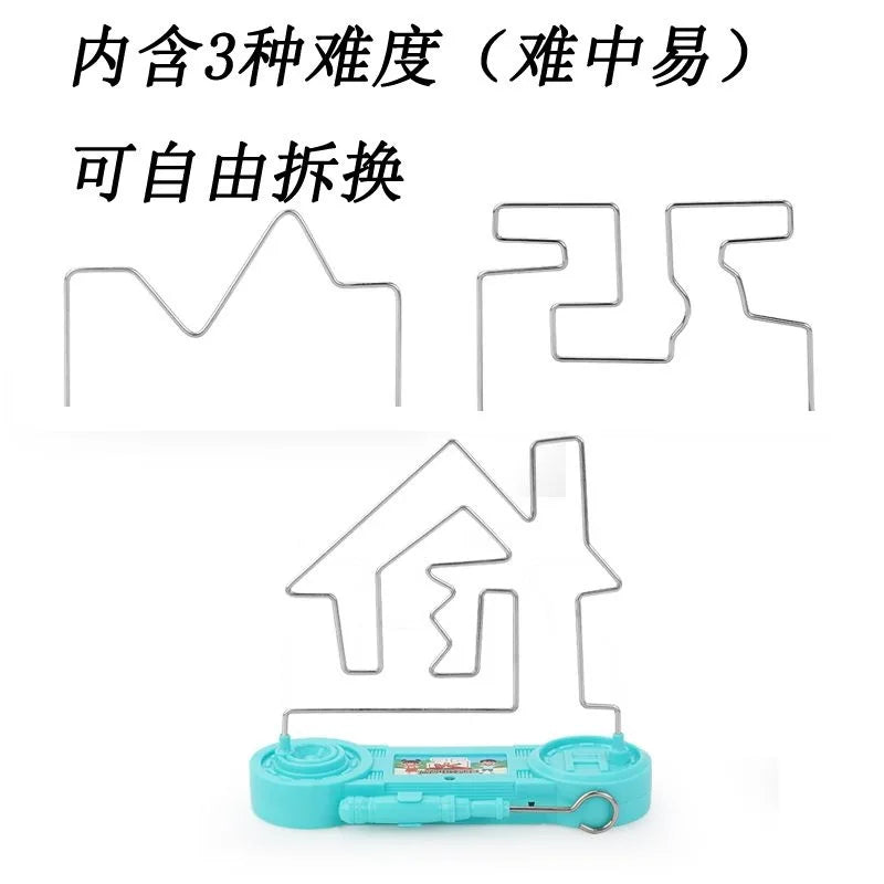 Kids Electric Shock Toy Education Electric Touch Maze Game Party Funny Game Science Experiment Toys for Children Best Gift