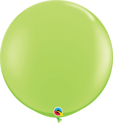 3ft Balloon Standard Lime Green Pack Of 2