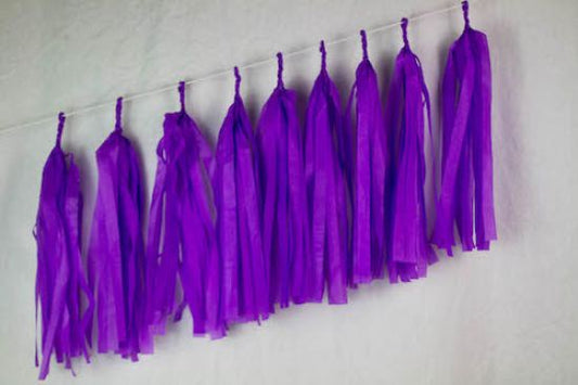 TASSELS TISSUE PURPLE