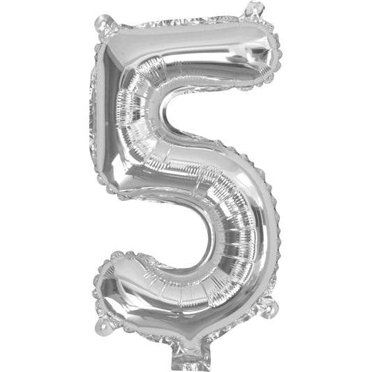 FOIL BALLOON 35CM SILVER 5