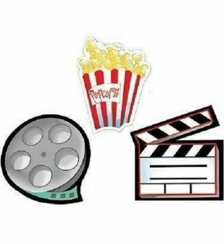 HOLLYWOOD PARTY CUTOUT ASSORTED