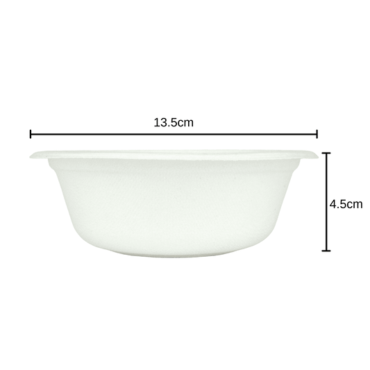 Sugar Cane Bowls 13.5cm Pack Of 10