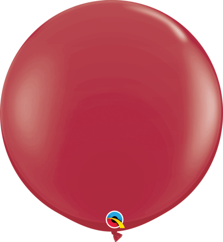 3ft Balloon Standard Maroon Pack Of 2