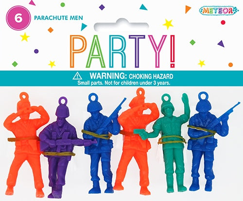 Toy Parachute Men Pack Of 6
