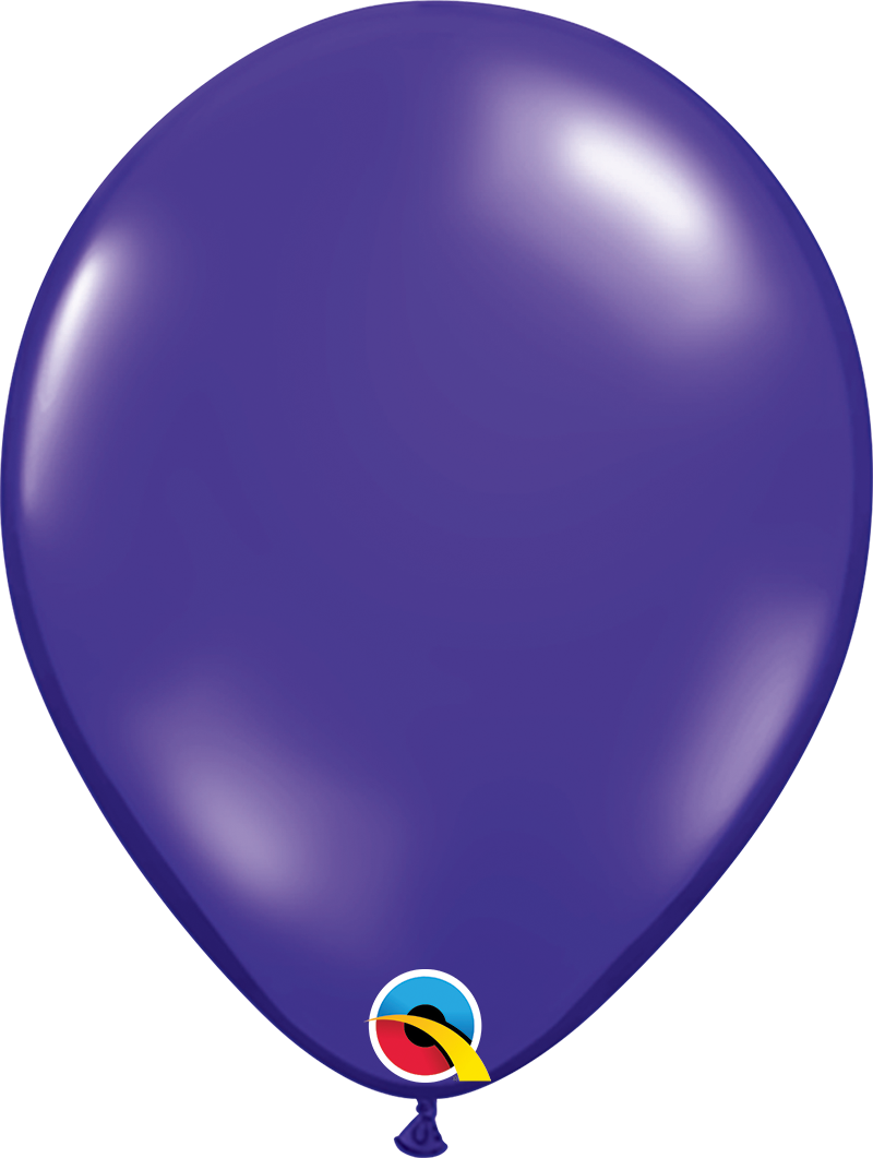 11" Helium Quality Jewel Latex Balloons Quatz Purple Pack Of 100
