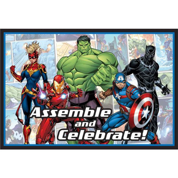Marvel Powers Unite Invites Pack of 8