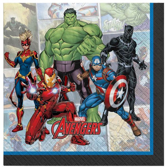 Marvel Powers Unite Lunch Napkins Pack of 16