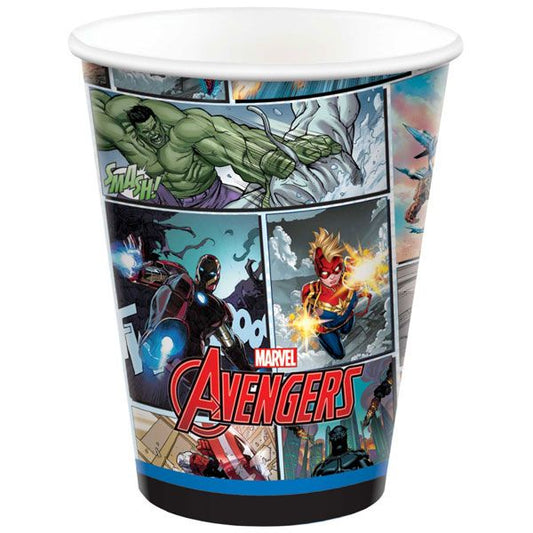 Marvel Powers Unite Ppr Cup 266ml Pack of 8