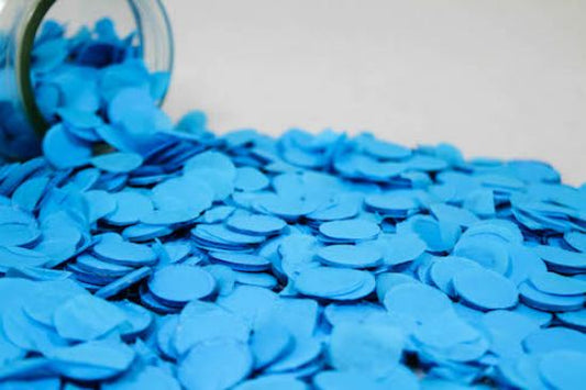 Tissue Paper Confetti 2cm Standard Tiffany Blue 250g