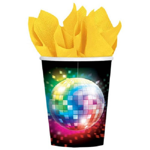 70's Disco Fever cups pack of 8