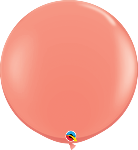 3ft Balloon Standard Coral Pack Of 2