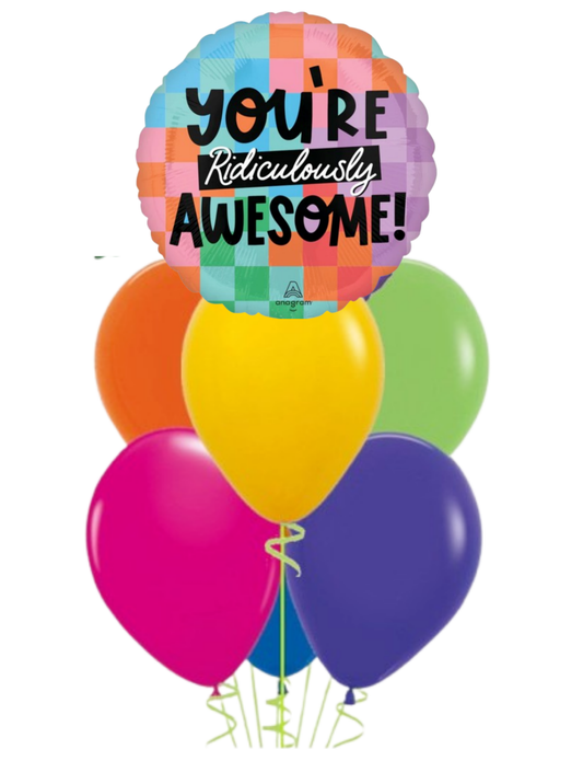 Message Balloon Bouquet #101